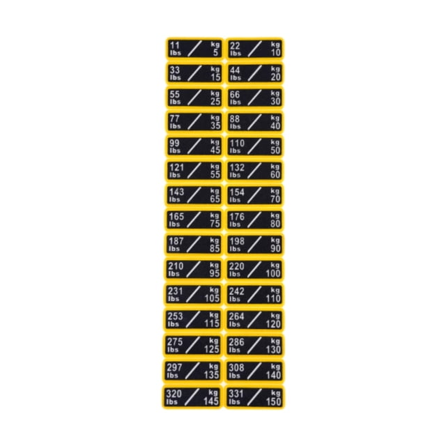 Lipstore Circuit Breaker Label Sticker Weight Number Stickers for Resistance Trainers 3.5cmx1.3cm