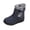 Navy, variant on Wensltd Winter Mid Calf Snow Boots for Women Solid Color Warm Plush Fuzzy Boots Fall Cozy Shoes Wide Width