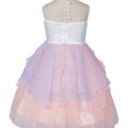 thumbnail image 4 of Girls Unicorn Costume Pageant Flower Princess Party Dress, 4 of 7