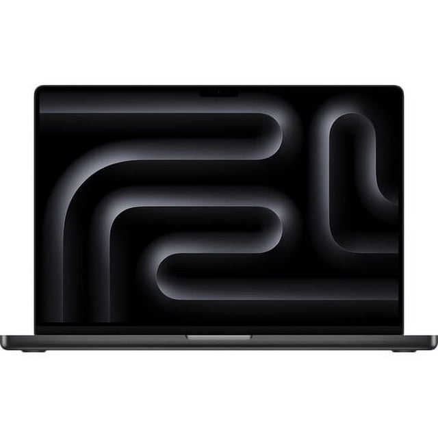 Remis à Neuf (Excellent) Apple MacBook Pro (Automne 2024) Portable 16,2 Pouces en Noir Sidéral, Équipé du Processeur Apple M4 Pro, 24 Go de RAM, SSD 512 Go et MacOS. Conçu pour l'Informatique de Qualité Professionnelle, la Vue Frontale Met en Valeur Sa Conception Élégante et l'Écran Liquid Retina XDR.
