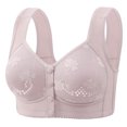 thumbnail image 1 of Kaemgyyd Everyday Bra for Women Front Closure Full Coverage Compression Bra No Underwire Lace Bras Lightly Padded Bras, 1 of 2