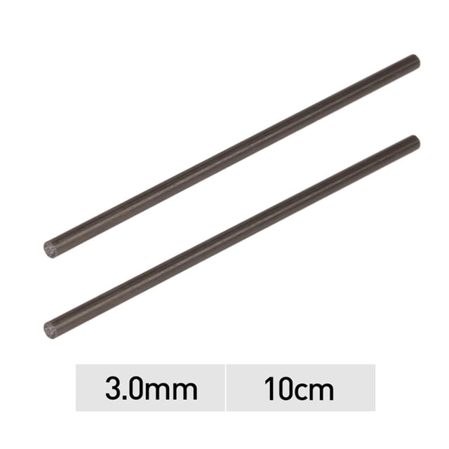 Bgsha Kit de Réparation de Canne à Pêche Bâtons en Fibre 1mm-10mm*10cm pour Canne à Pêche Cassée