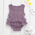 thumbnail image 3 of CNKOO Baby Girl Sleeveless Romper Ruffle Tutu Dress Jumpsuit Outfit, 3 of 8