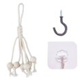 thumbnail image 3 of Hanging Fruit Baskets for Kitchen Home Kitchen Fruit Hanging Basket Cotton Rope Hand-Woven Storage Basket Fruit Basket for Kitchen Counter Hanging Fruit Basket for Kitchen, 3 of 8