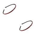 thumbnail image 4 of serony Bandeau pour le Visage Lavage Bandeau Faux Cuir Style Simple Multicolore Fournitures à la Maison Accessoires de Mode Bandeaux pour les Femmes Rouge 2Set, 4 of 6
