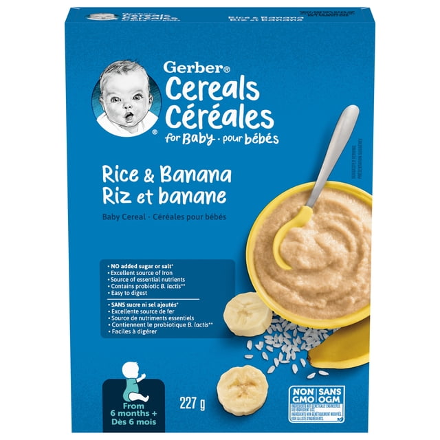 GERBER Stage 2 Rice Banana Baby Cereal