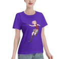 thumbnail image 2 of T-Shirt Basique à Manches Courtes pour Femmes Naruto Sakura, 2 of 6