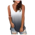 thumbnail image 1 of Meichang Womens Tank Tops Trendy Gradient V Neck Sleeveless Shirts Loose Fit Casual Flowy Vest Sumer Comfy Lightweight Going Out Tops for Work, 1 of 3