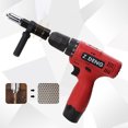 thumbnail image 2 of Nut Riveting Tool with Riveting Drill Adapter, Multifunctional Portable Accessory for DIY Woodworking Factory Use, Includes Handle and Wrench, 2 of 9