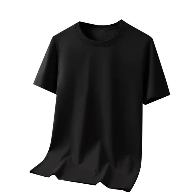Chandails à Col Rond Coupe Classique pour Hommes, Coupe Décontractée, T-Shirts d'Entraînement d'Été, Hauts de Sport Décontractés d'Été