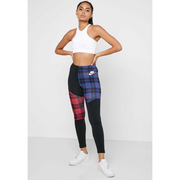 Nike BV4633-010 NSW Leggings Plaid ( XS )
