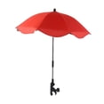 thumbnail image 2 of TISHITA Parasol de Chaise de Plage à Pince Réglable pour Cour Arrière Camping Rouge, 2 of 8