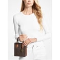 thumbnail image 3 of Michael Kors Mercer Extra-Small Pebbled Leather Crossbody Bag (Brown), 3 of 6