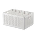 thumbnail image 1 of <p>Divided Clothing Storage Boxes, Space Saving Pure White Cloth Drawer Storage Organizer Boxes Adjustable Dividers Rugged  For Bedroom Wardrobe</p>, 1 of 7