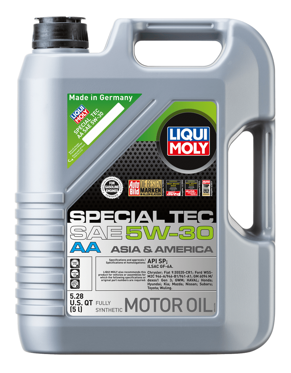 Liqui Moly Oil 20138 Special Tec; SAE 5W-30; Synthetic; 5 Liter Jug; Single