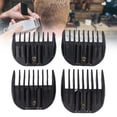 thumbnail image 1 of Peignes de Protection Universels pour Tondeuse, Ensemble de 4 Guides de Coupe de Cheveux pour une Coupe Facile, Maintien de la Longueur, Conception Portable avec Dents Rondes, 1 of 8