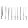 thumbnail image 4 of 9pcs Hexagonale Tournevis Bit Ensemble, Antirouille S2 Acier Rotule Bits 1 4 Pouces Tige50mm Fin Shan Outils de Réparation Automobile, 4 of 8