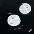 thumbnail image 1 of MYG 20/50pcs Mirror Wall Hanging Fixing Kit Frameless Plastic Wall Mounting Clips, 1 of 4