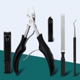thumbnail image 2 of Manicure Set Stainless Steel Nail Set Pedicure Set Fingernails Toenails Clippers Sharp Nail Cutter Hair Grooming Kit Travel Case, 2 of 7