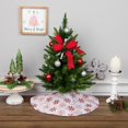 thumbnail image 1 of Northlight Jupe de Sapin de Noël Mini Flocon de Neige Pailleté - Blanc - 20 Pouces, 1 of 6