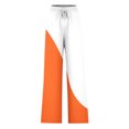thumbnail image 4 of Yuyuzo Women's High Waisted Wide Leg Color Block Lounge Pants with Pockets, 4 of 4