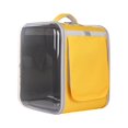 thumbnail image 2 of Transporteur pour Animaux Chiens de Moins de 6 kg Chats de Moins de 9 kg avec Poignée Sac à Dos Durable Portable Sac à Dos pour Chien pour la Marche Jaune, 2 of 8