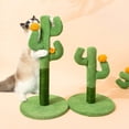 thumbnail image 3 of Cat Scratching Post Cactus Cat Scratcher with Vertical Scraping Poles and Climbing Frame Sisal Scraper for Cat Toys and Playground Accessory, 3 of 3
