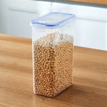 Clear Airtight Food Storage Container With Lids Plastic Dry Food Canisters For Kitchen Pantry Organization And Storage Dishwasher Safe
