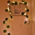 thumbnail image 3 of LED String Lights Artificial Garland Green Leaf Plants Vine Battery Operated Fairy String Lights for Wedding Party Home Wall Decor, 3 of 7