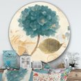 thumbnail image 3 of Designart 'fleur Cottage Bleue Hortensia I' Art Mural en Métal Style Ferme, 3 of 3
