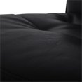 thumbnail image 2 of Simpli Home Foley Faux Leather Adjustable Swivel Office Chair in Black, 2 of 10