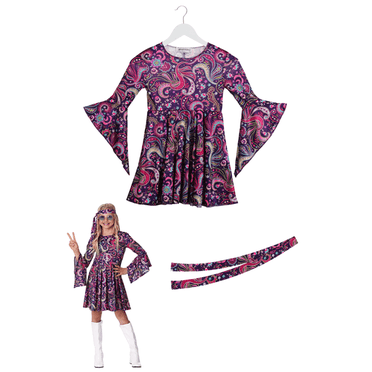 Déguisement Hippie pour Filles Woodstock