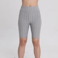 thumbnail image 3 of KIHOUT Women's High Waist Workout Shorts Butt Lifting Tummy Control Ruched Booty Running Yoga Shorts with Pockets, 3 of 3