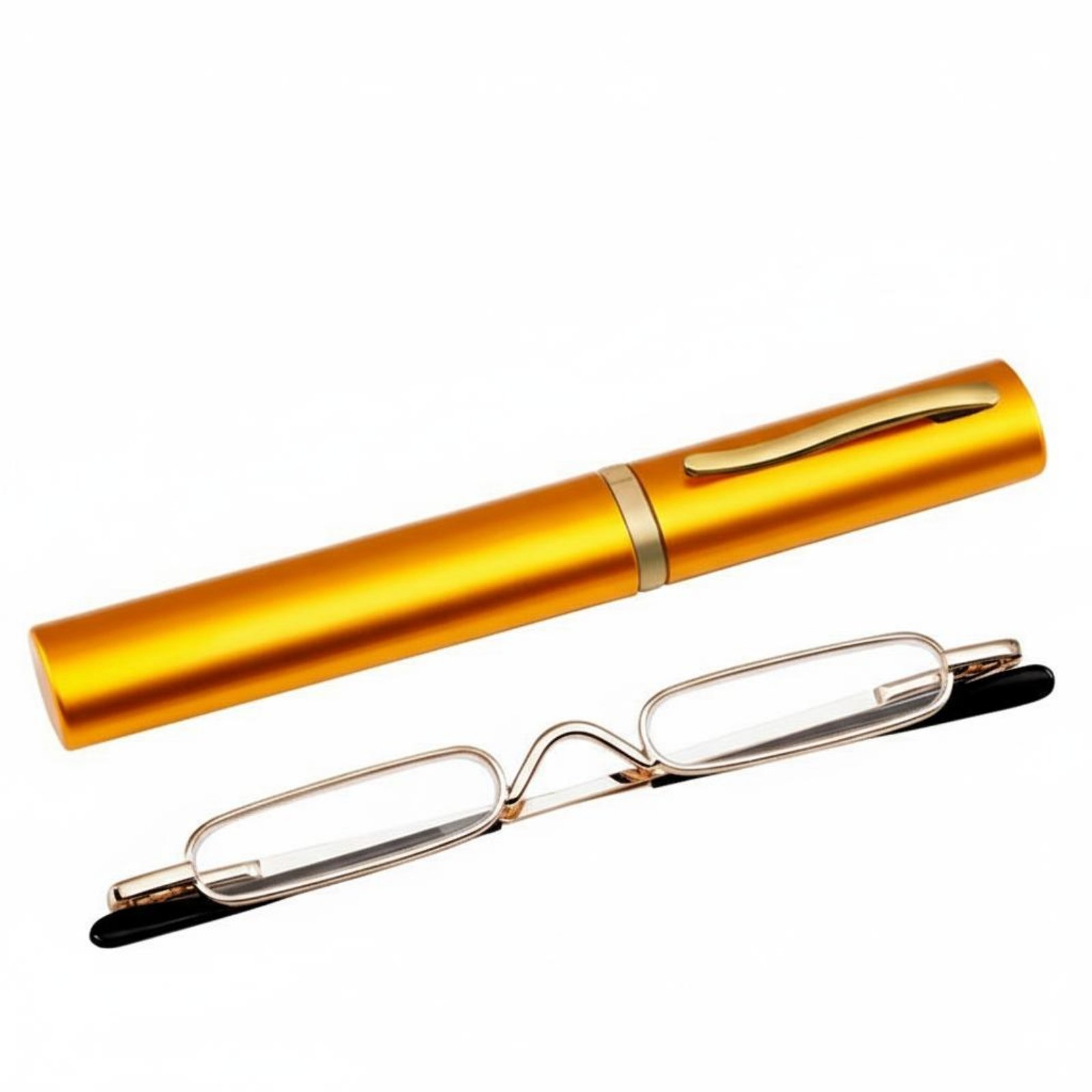 kowaku Pen Reading Glasses Portable Design Pen Case Reading Glasses Flexible Hinge Compact Pocket Readers for Men