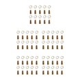 thumbnail image 2 of maskred 10pcs Plastic Fairy Lights For Party Decorations Add Whimsical Touch To Celebrations With These warm white 5Set, 2 of 6