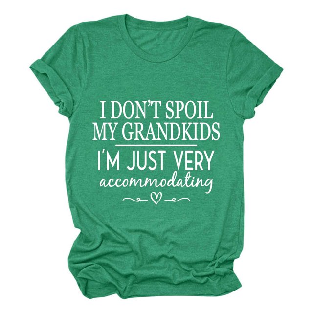 LUOGENLI T-shirts pour Femme pour Femmes T-Shirt Uni Décontracté Mode à Lettres Imprimées Col Rond Manches Courtes T-Shirt Haut T-shirts pour Femmes T-shirts Graphiques T-shirts Amusants Adulte St. Patrick Vert m