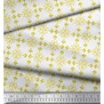 thumbnail image 3 of Soimoi Poly Georgette Fabric Damask Decorative Decor Fabric Printed Yard 42 Inch Wide, 3 of 3