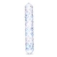thumbnail image 1 of Glas Rose Nubby 7" Glass Dildo, Purple, 1 of 5