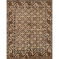 thumbnail image 1 of Ahgly Company Indoor Rectangle Abstract Dark Sienna Brown Southwestern Area Rugs, 2' x 5', 1 of 6
