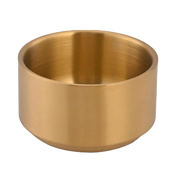 Distributeur de Fournitures pour Bol Doré, Porte-Trombones et Organisateur de Bureau en Acier Inoxydable
