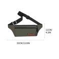 thumbnail image 4 of Birdeem Sac de Taille Mode Hommes et Femmes Sac Messager Grande Capacité Sac de Taille pour Téléphone Portable, 4 of 10