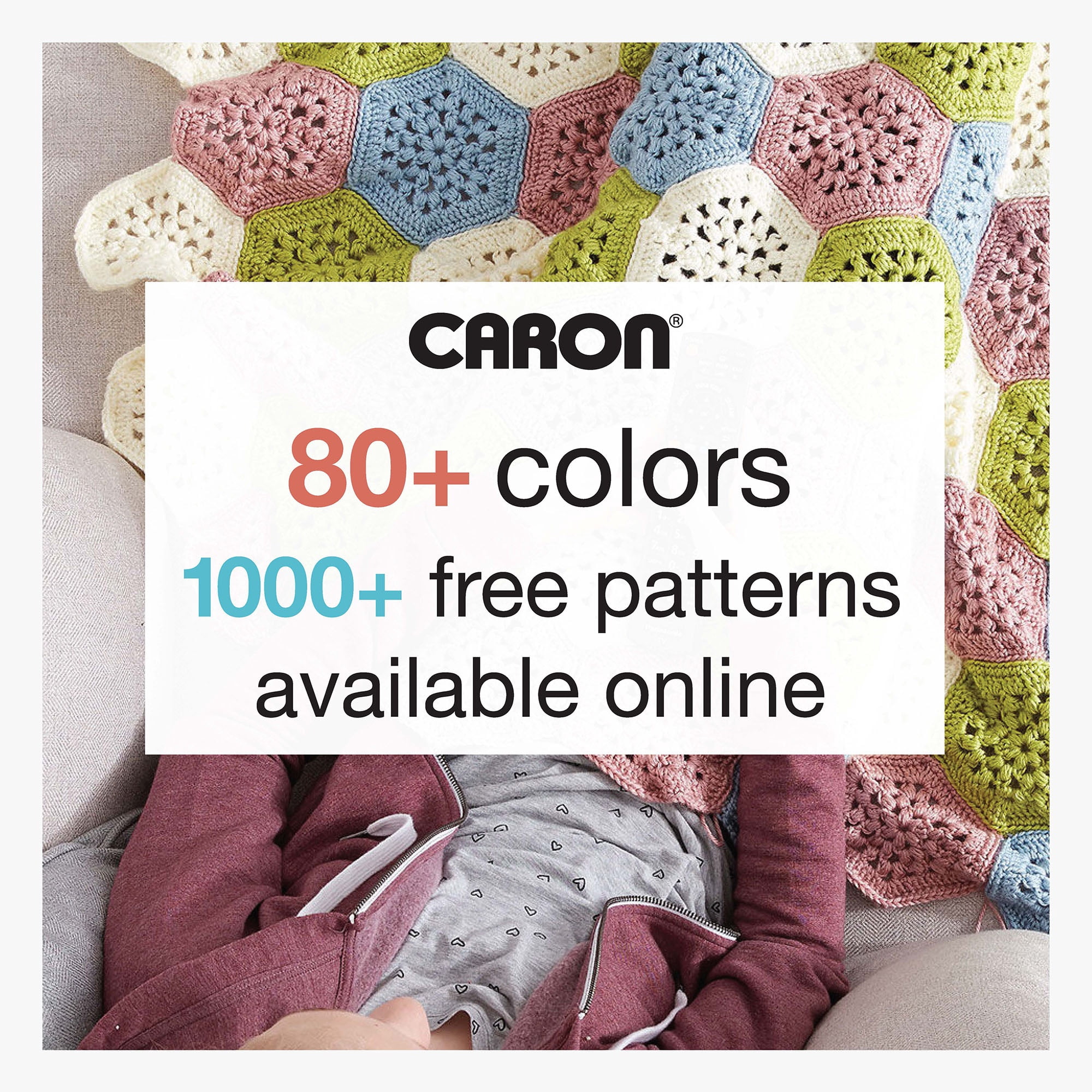 Caron® Fil Simply Soft® Speckle™, Acrylique #4 Moyen, 5oz/141g, 235 Yards