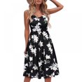 thumbnail image 1 of Ms. Printed Lace Hanging Tape Dress, 1 of 7