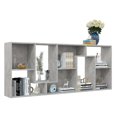 thumbnail image 3 of vidaXL Book Cabinet Concrete Grey 67x24x161 cm Engineered Wood, 3 of 5