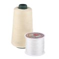 thumbnail image 3 of TISHITA 60m Hair Track Weft Weaving Sew Thread for Hair Beige, 3 of 8