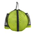thumbnail image 4 of Waterproof Shoulder Bag Volleyball Football Basketball Bag with Mesh Pockets on Both Sides Light Green, 4 of 8