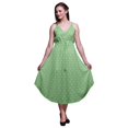 thumbnail image 1 of Bimba Robe de Plage Bohème Sans Manches Midi à Bretelles Imprimée Florale pour Femme - XX-Grand, 1 of 1