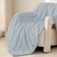 thumbnail image 2 of ZZkhGO Small Double Layer Raschel Blanket, Cozy Fleece Throw Blanket, Soft Warm Blanket for Sofa Travel, 2 of 7