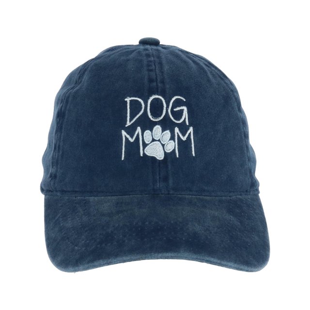 David & Young Casquette de Baseball Brodée « Dog Mom » (Femme)