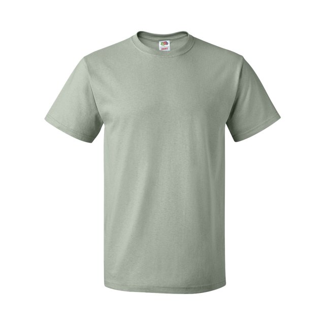 Fruit Of The Loom T-Shirt à Manches Courtes en Coton HD pour Hommes, TG, Sagestone